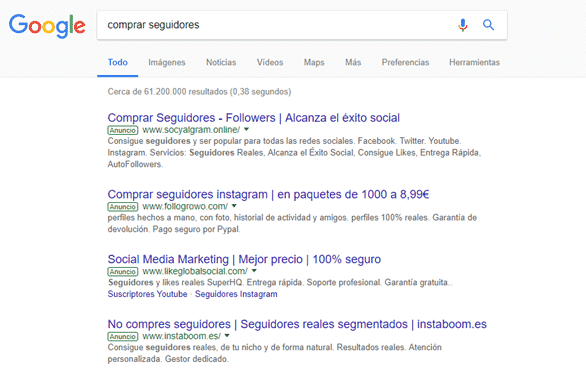 comprar seguidores